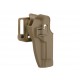 Quickly Pistol Holster with Locking Mechanism for M9 - Tan [CS]